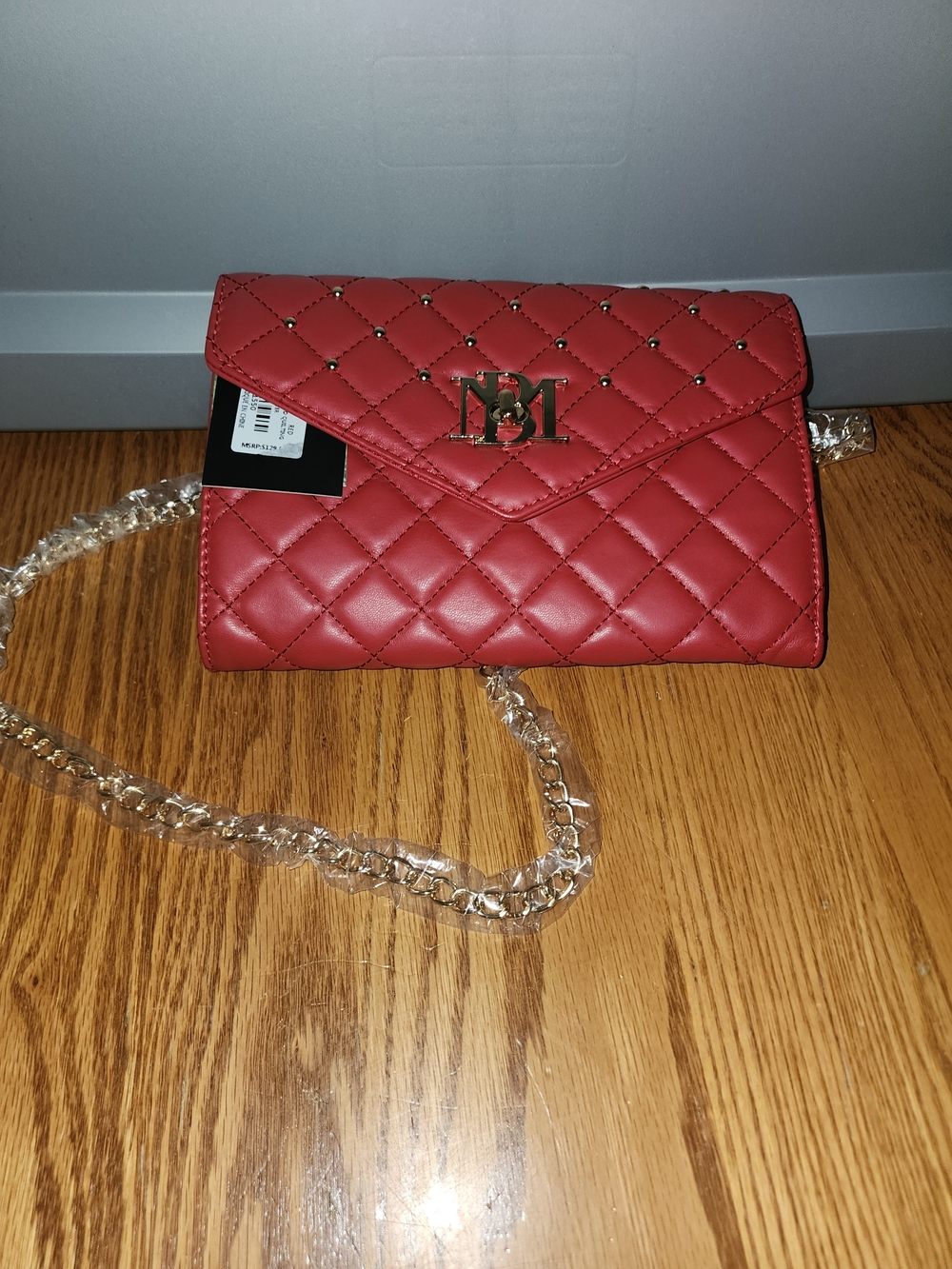 NWT  Badgley Mischka   Crossbody Bag with Chain Strap